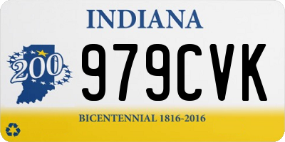IN license plate 979CVK