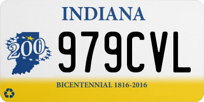 IN license plate 979CVL