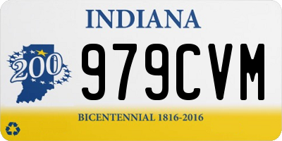 IN license plate 979CVM