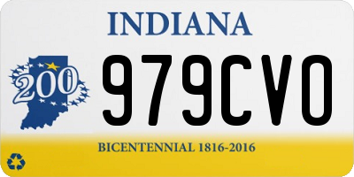 IN license plate 979CVO