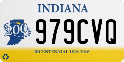 IN license plate 979CVQ