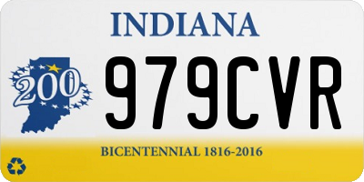 IN license plate 979CVR