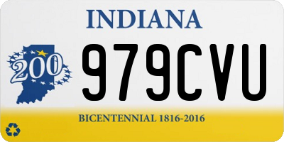IN license plate 979CVU