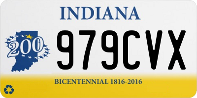 IN license plate 979CVX