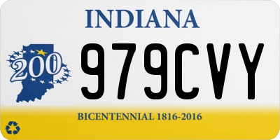 IN license plate 979CVY