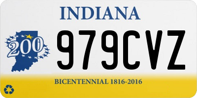 IN license plate 979CVZ