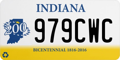 IN license plate 979CWC