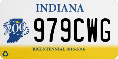 IN license plate 979CWG