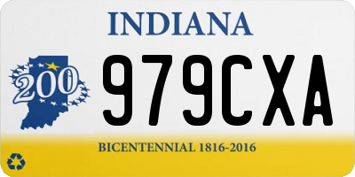 IN license plate 979CXA