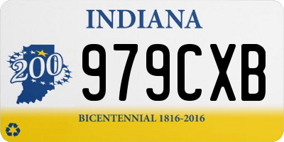 IN license plate 979CXB