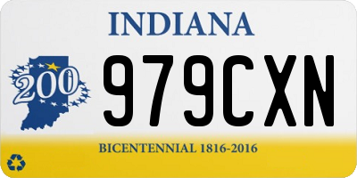 IN license plate 979CXN