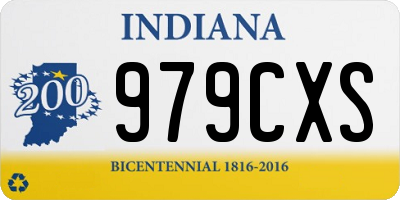 IN license plate 979CXS