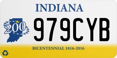IN license plate 979CYB