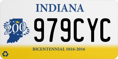 IN license plate 979CYC