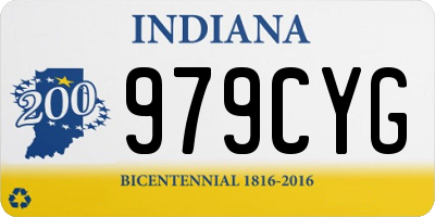 IN license plate 979CYG