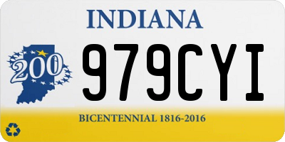 IN license plate 979CYI