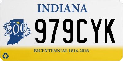IN license plate 979CYK