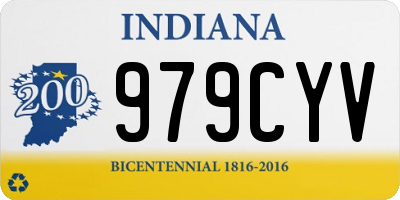 IN license plate 979CYV