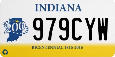 IN license plate 979CYW