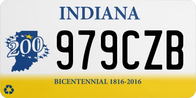 IN license plate 979CZB