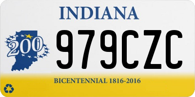 IN license plate 979CZC