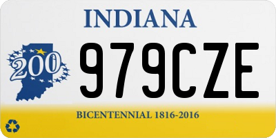 IN license plate 979CZE