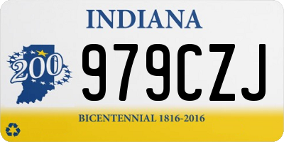 IN license plate 979CZJ