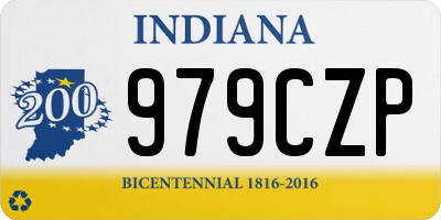 IN license plate 979CZP