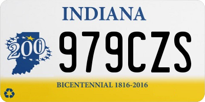 IN license plate 979CZS