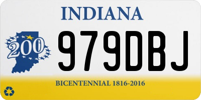 IN license plate 979DBJ
