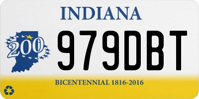 IN license plate 979DBT
