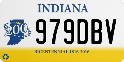 IN license plate 979DBV
