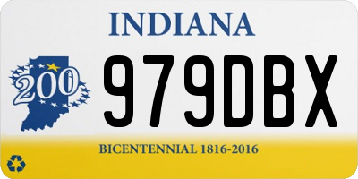 IN license plate 979DBX