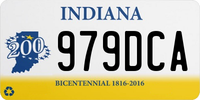 IN license plate 979DCA