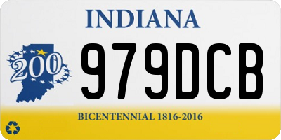 IN license plate 979DCB