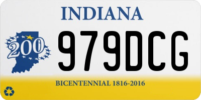 IN license plate 979DCG