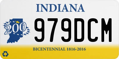 IN license plate 979DCM