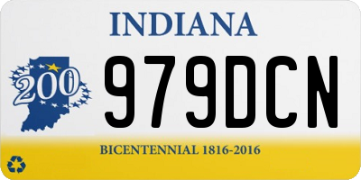 IN license plate 979DCN