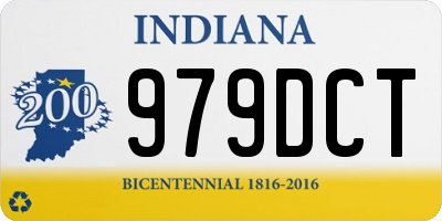 IN license plate 979DCT