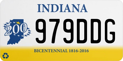 IN license plate 979DDG