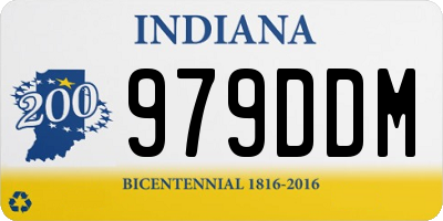 IN license plate 979DDM