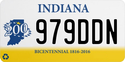 IN license plate 979DDN