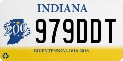 IN license plate 979DDT