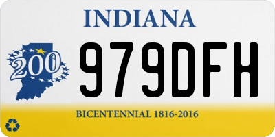 IN license plate 979DFH