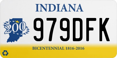IN license plate 979DFK