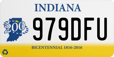 IN license plate 979DFU
