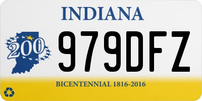 IN license plate 979DFZ
