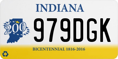 IN license plate 979DGK