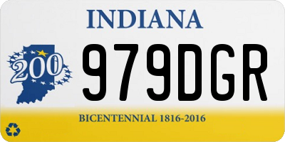 IN license plate 979DGR