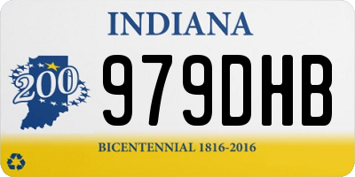 IN license plate 979DHB